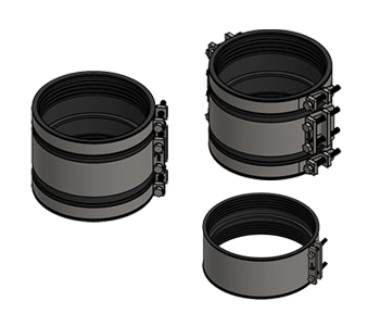 Łączniki i kompensatory Spojky dvoucestné