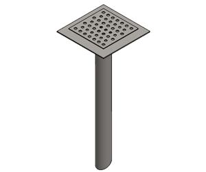 Sączek mostowy Tvarovka odvodnění hydroizolace<BR>– nerezová ocel INOX SK