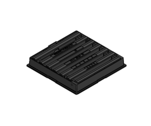 Wpust mostowy Rošt s rámem 500x500