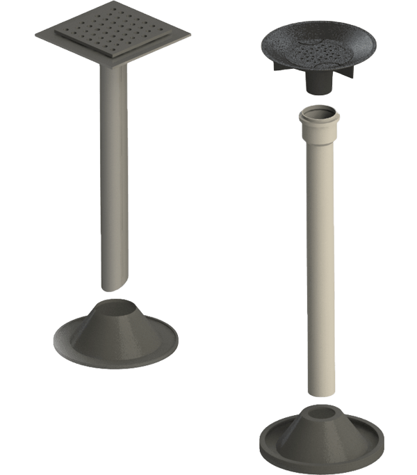 Tvarovky odvodnění hydroizolace